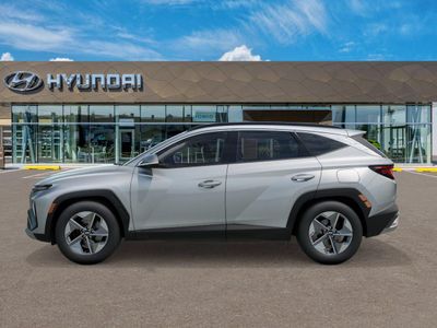 2026 Hyundai Tucson — rear three-quarter view