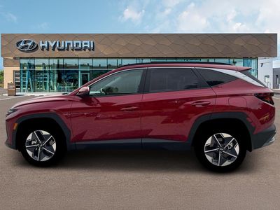 2026 Hyundai Tucson — rear three-quarter view