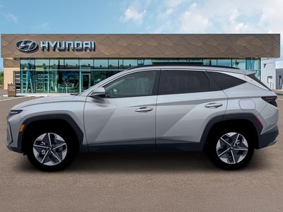2026 Hyundai Tucson — rear three-quarter view
