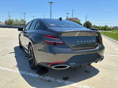2026 Genesis G70 — rear three-quarter view
