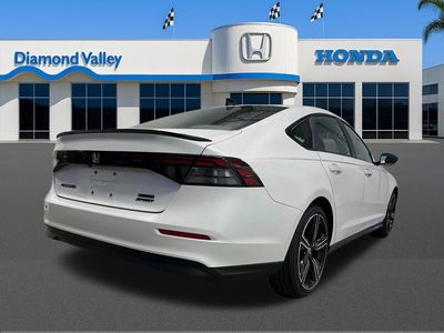 2026 Honda Accord Hybrid — rear three-quarter view