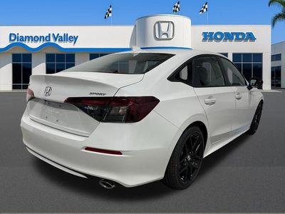 2026 Honda Civic — rear three-quarter view