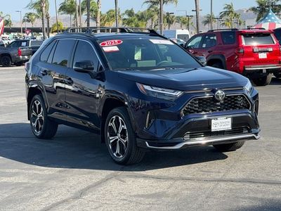 2025 Toyota RAV4 XSE AWD — rear three-quarter view