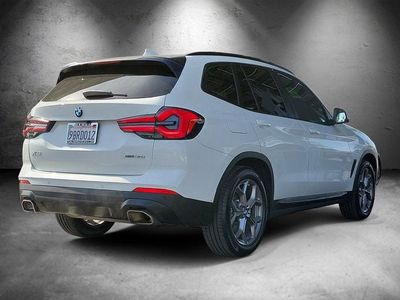 2022 BMW X3 — rear three-quarter view