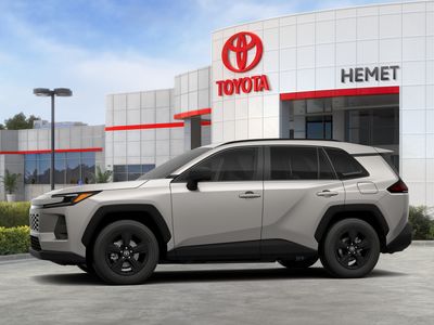 2026 Toyota RAV4 — rear three-quarter view