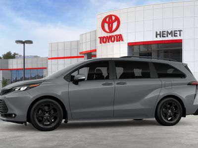 2026 Toyota Sienna — rear three-quarter view