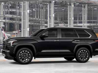 2026 Toyota Sequoia — rear three-quarter view