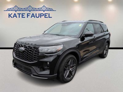 2025 Ford Explorer — rear three-quarter view