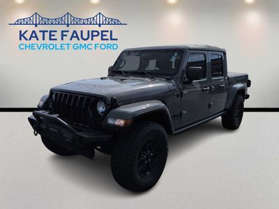 2021 Jeep Gladiator — rear three-quarter view