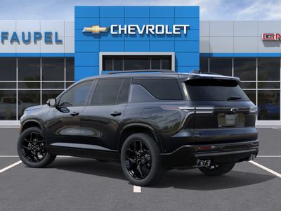2026 Chevrolet Traverse — rear three-quarter view