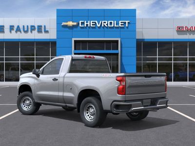 2026 Chevrolet Silverado 1500 — rear three-quarter view