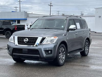 2019 Nissan Armada — rear three-quarter view