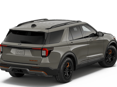 2026 Ford Explorer — rear three-quarter view