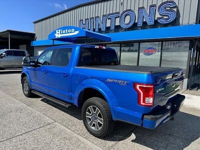 2015 Ford F-150 — rear three-quarter view