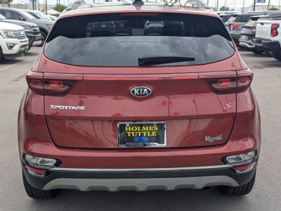 2020 Kia Sportage — rear three-quarter view