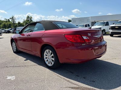 2010 Chrysler Sebring — rear three-quarter view
