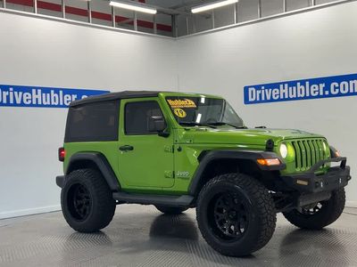 2019 Jeep Wrangler — rear three-quarter view