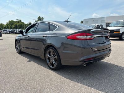 2018 Ford Fusion — rear three-quarter view