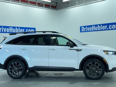 2021 Kia Sorento — rear three-quarter view