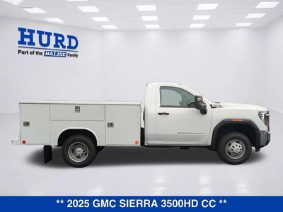 2025 GMC Sierra 3500 HD Chassis Cab — rear three-quarter view