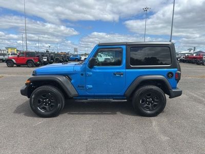 2021 Jeep Wrangler — rear three-quarter view