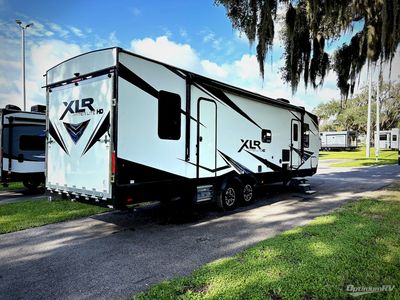 2020 Forest River XLR — rear three-quarter view