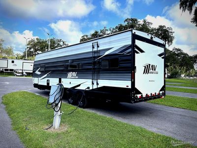 2024 Grand Design Momentum MAV — rear three-quarter view