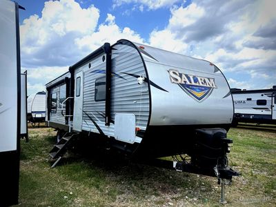 2019 Forest River Salem — front three-quarter view