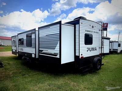 2027 Forest River Puma — rear three-quarter view