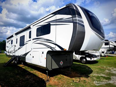 2021 Jayco North Point — front three-quarter view