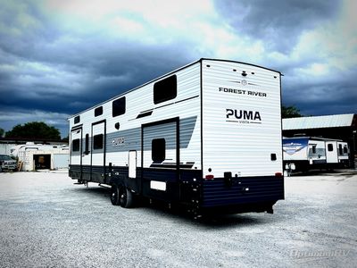 2027 Forest River Puma Vista — rear three-quarter view