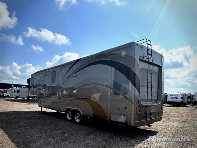 2016 DRV Mobile Suites — rear three-quarter view