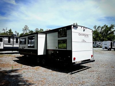 2025 Forest River Campsite Ultra — rear three-quarter view
