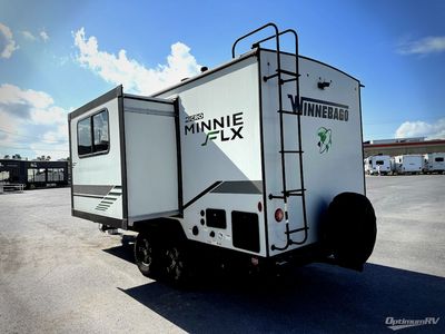 2022 Winnebago Micro Minnie FLX — rear three-quarter view