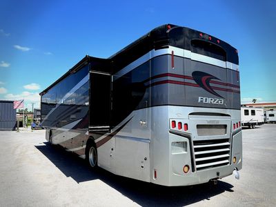 2018 Winnebago Forza — rear three-quarter view