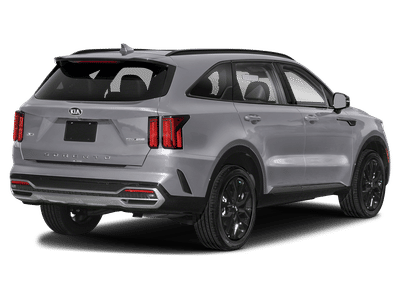 2021 Kia Sorento — rear three-quarter view