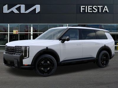 2027 Kia Telluride Hybrid — rear three-quarter view