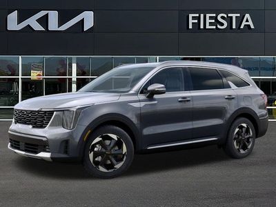 2026 Kia Sorento Hybrid — rear three-quarter view