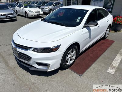 2016 Chevrolet Malibu — rear three-quarter view