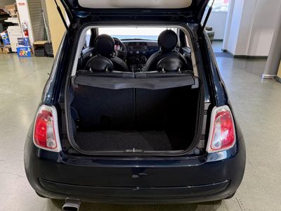 2015 FIAT 500 — rear three-quarter view