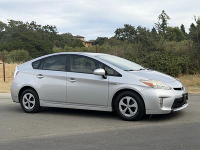 2015 Toyota Prius — rear three-quarter view