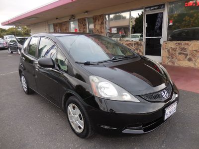 2013 Honda Fit in Black — front three-quarter view
