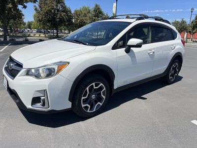 2016 SUBARU XV CROSSTREK in White — front three-quarter view