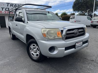 2010 Toyota Tacoma in Silver Streak Mica — front three-quarter view