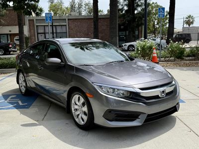 2017 Honda Civic in Gray — front three-quarter view