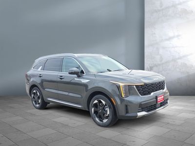 2026 Kia Sorento Hybrid — front three-quarter view