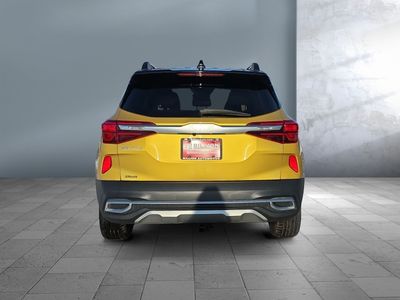 2023 Kia Seltos — rear three-quarter view