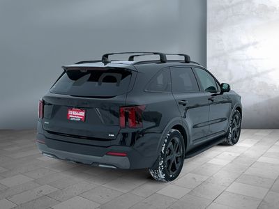 2026 Kia Sorento Hybrid — rear three-quarter view
