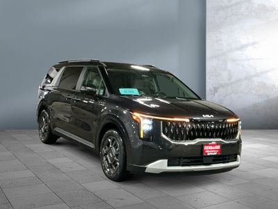 2026 Kia Carnival Hybrid — front three-quarter view