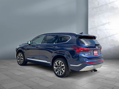 2023 Hyundai Santa Fe — rear three-quarter view